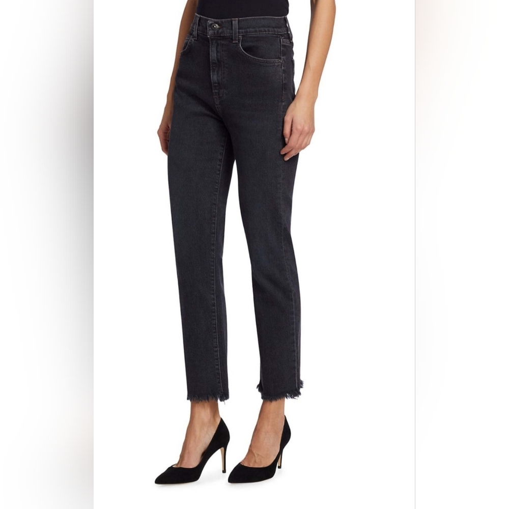 Veronica Beard Joey Straight Leg High Rise Jeans in Vanishing Point. Size 30
